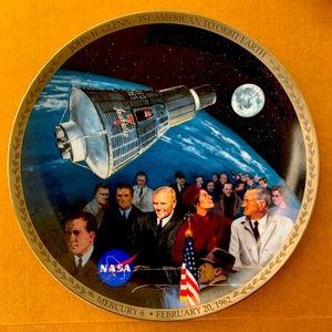 Bradford Exchange 1994 John Glenn NASA plate